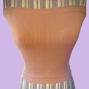 NWT Urban outfitters peach glitter tube top size medium/large